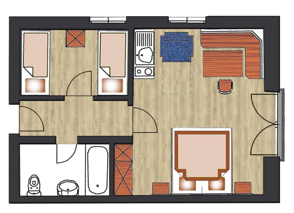 Mia Appartements - Non-Serviced Appartements オーバータウエルン エクステリア 写真